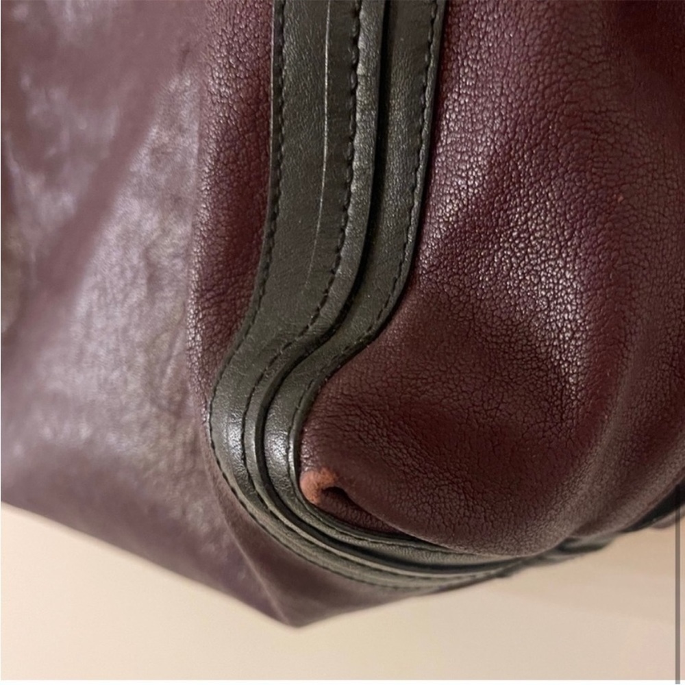Chloe Alison East-West Colorblock Large Calfskin Tote Purple & Black 2013 - Picture 9 of 13